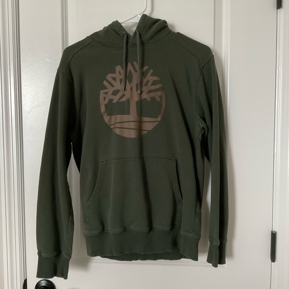Timberland Olive Green Hoodie for Men